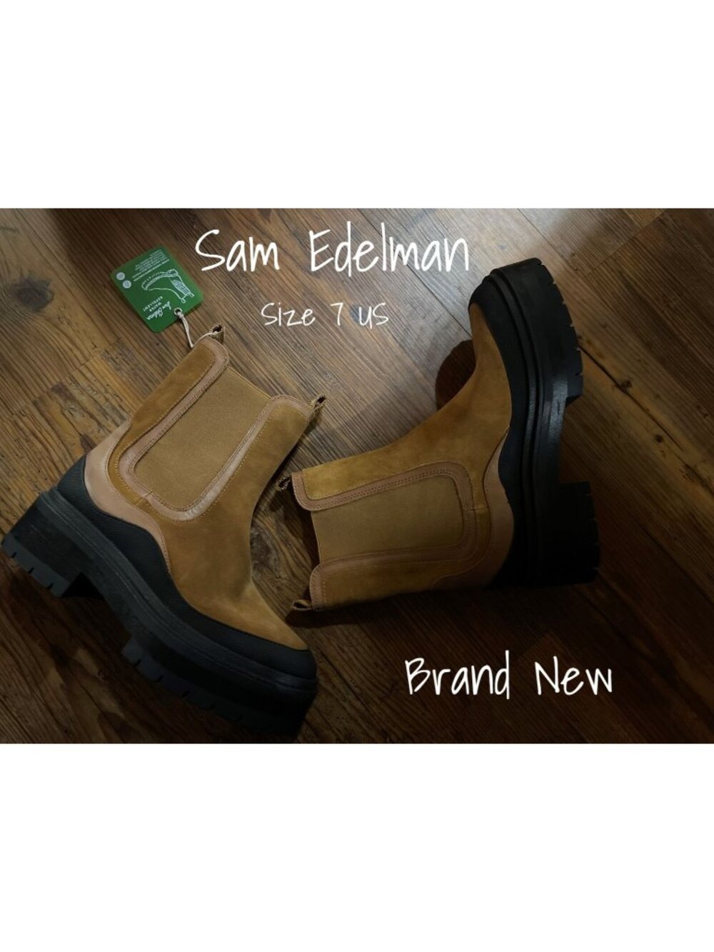Sam Edelman Laguna Chelsea Boots for Women, Size 7 US, New with Tags